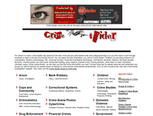 Tablet Screenshot of crimespider.com